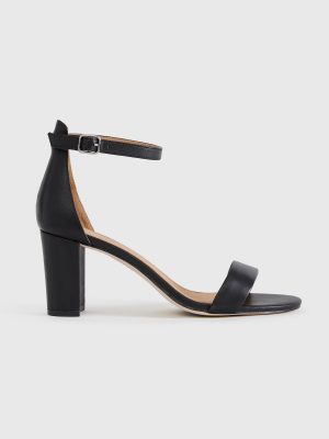 Fashioneco 65mm Black Block Heel